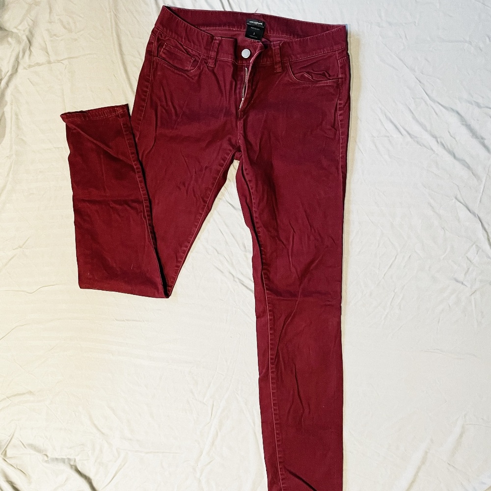 Ann Taylor Burgundy Modern Jean
